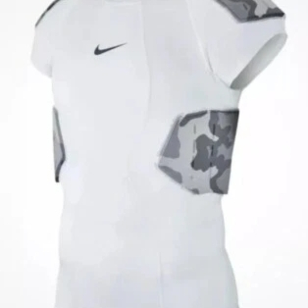 Nike Pro Hyperstrong Padded Compression Shirt XL Camo Football 4 Pad